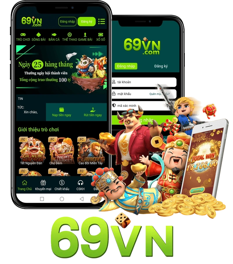 Nội dung ứng dụng tại 69VN